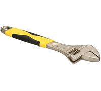 KOTARBAU® Llave inglesa ajustable, Acero al cromo vanadio (CrV), Mango de goma, 300 mm, Escala precisa para ajustar la boca 0-35 mm