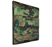 KOTARBAU® Lona de Protección Reforzada, 6 x 12 m, Color Camuflaje, 80 g/m², Con Ojales, Impermeable, Resistente a Desgarros, Para Uso Industrial o Construcción