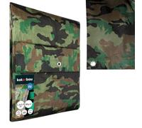 KOTARBAU® Lona Impermeable Exterior 1,5x2,4 m, Camuflaje, 90 g/m²