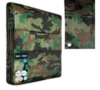 KOTARBAU® Lona Impermeable Exterior 10x12 m, Camuflaje, 90 g/m²