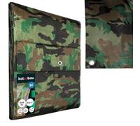 KOTARBAU® Lona Impermeable Exterior 6x6 m, Camuflaje, 90 g/m²