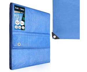 KOTARBAU® Lona Impermeable Exterior 8x10 m, Azul, 60 g/m²