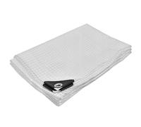 KOTARBAU® Lona Impermeable Exterior - Polietileno - 2 x 4 m - Transparente - Lona Suelo Camping - Transparente - con Ojales - Universal - Resistente - UV - Reforzada