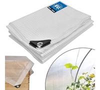 KOTARBAU® Lona Impermeable Exterior - Polietileno - 4 x 5 m - Transparente - Lona Suelo Camping - Transparente - con Ojales - Universal - Resistente - UV - Reforzada