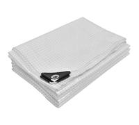 KOTARBAU® Lona Impermeable Exterior - Polietileno - 4 x 6 m - Transparente - Lona Suelo Camping - Transparente - con Ojales - Universal - Resistente - UV - Reforzada