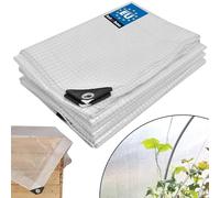 KOTARBAU® Lona Impermeable Exterior - Polietileno - 5 x 8 m - Transparente - Lona Suelo Camping - Transparente - con Ojales - Universal - Resistente - UV - Reforzada