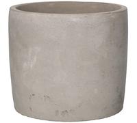 KOTARBAU® Maceta cilindrica de hormigón de 13 cm, Tiesto Decorativo para Flores y Plantas, Macetero de Cemento Redondo para Interiores, Sin estempado, Diseño Minimalista, Gris