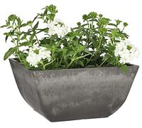 KOTARBAU® Macetero Minimalista, 25x25 cm reciclado, Macetas Ecológicas para Exteriores macetero
