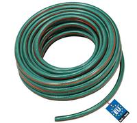 KOTARBAU® Manguera de jardín de 1", 20 m, 3 capas, Manguera de PVC reforzada, Color verde, Manguera profesional para regar plantas, Manguera jardín, Manguera de agua, Manguera riego flexible