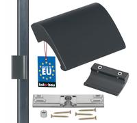 KOTARBAU® Manija para Puerta de balcón, Tirador de Puerta de terraza, Tirador de Puerta Gris Antracita, Manilla para Puerta balconera, Asa de Agarre para Fumadores, Manilla de Aluminio para Balcones