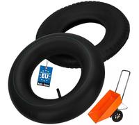 KOTARBAU® Neumático con Cámara para Carretilla - Goma - Negro - Neumático - ⌀ 40 cm - 4PR - Cámara de Aire - ⌀ 35 cm - Cubierta Carretilla - Jardín - Obra - Agricultura