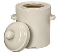 KOTARBAU® Olla de fermentación de chucrut Olla de chucrut Olla de barro de 2.5L con tapa