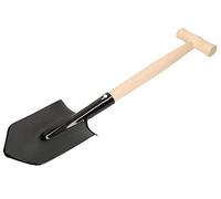 KOTARBAU® Pala corta de 60 cm con mango de madera, bordes afilados para actividades al aire libre