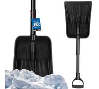 KOTARBAU® Pala de Nieve para Coche, Plástico Con Mango Extra de Aluminio, 80 cm, Plegable