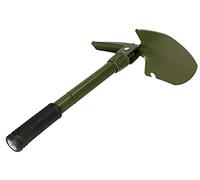 KOTARBAU® Pala plegable con pico y funda protectora para actividades al aire libre.