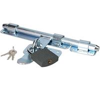 KOTARBAU® Pestillo con perno deslizante 270mm, Cierre con candado, Cerrojo de acero galvanizado, Cerrojo de seguridad para puertas y verjas, Protección contra robo, Herraje para puerta