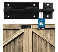 KOTARBAU® Pestillo de perno de 150 mm, doble cara, acero con recubrimiento en polvo, pestillo de puerta, cerrojo de puerta