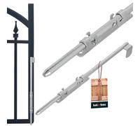 KOTARBAU® Pestillo para puerta (500 mm, galvanizado, para puerta de jardín, cierre largo, con cerradura)