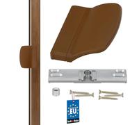 KOTARBAU® Manija para puerta de balcón, Tirador de puerta de terraza, Mango, Manilla para puerta balconera, Asa de agarre para fumadores, Pomo para puertas correderas, ventanas, Pestillo, Caramelo