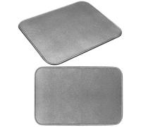 KOTARBAU® Placa Protectora contra chispas, 595 x 480 mm, Chapa de Suelo para Estufas, Plateado, Grafito, Antichispas de Suelo para Chimenea, Protector Resistente a Altas temperaturas, Salvachispas