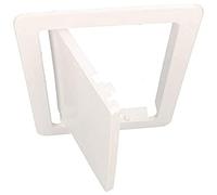 KOTARBAU® Puerta de inspección, 15 x 20 cm, Blanca de plástico ABS resistente, Panel de acceso, Compuerta de fácil acceso, Puerta de inspección, Trampilla para pared o techo