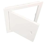 KOTARBAU® Puerta de inspección, 400 x 400 cm, Blanca de plástico ABS Resistente, Panel de Acceso, Compuerta de fácil Acceso, Puerta de inspección, Trampilla para Pared o Techo