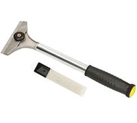 KOTARBAU® Rascador de paredes 30 cm con 10 cuchillas de recambio, Rascador grande con cuchilla intercambiable, Rascador de pintura, Rasqueta, Raspador de papel pintado, Rascador multiuso, 10 cuchillas