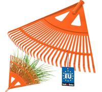KOTARBAU® Rastrillo para Barrer Hojas y césped, 475 mm, Escoba de jardín, Sin Mango, Forma de Abanico, Recogedor de Hojas, Rastra, Plástico Resistente