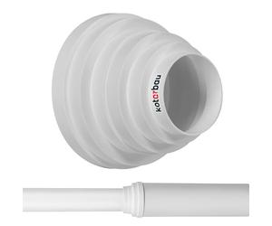 KOTARBAU® Reductor universal para sistemas de ventilación, conector reductor de tubo de plástico, 80 mm, 100 mm, 120 mm, 125 mm, 150 mm, adaptador de tubo de ventilación de 160 mm