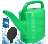 KOTARBAU® Regadera de plástico Resistente 15 l, Regadera Ovalada con Cabezal Efecto Lluvia, Accesorio de jardinería para regar Flores, Plantas, Regadera con alcachofa extraíble, Mango ergonómico