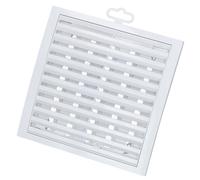 KOTARBAU® Rejilla de ventilación 200 x 200 mm, con cierre, plástico, protección contra insectos, rejilla de salida de aire, rejilla de entrada de aire, rejilla de ventilación, ventilador, rectangular