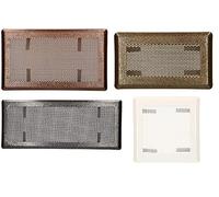 KOTARBAU® Rejilla de ventilación para chimenea 16 x 30 cm, Ventilador de chimenea, Rejilla bronce cobre, Rejilla de chimenea, Rejilla de metal, Rejilla rectangular diseño de malla