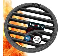 KOTARBAU® Rejilla Para Chimenea Ø 18 cm Rejilla Redonda