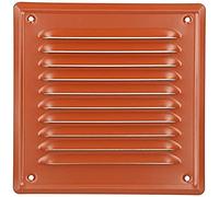 KOTARBAU® Rejilla Ventilacion - Acero - 16.5 x 16.5 cm - Ladrillo - Rejilla con Mosquitera - Resistente A La Corrosión
