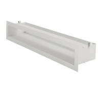 KOTARBAU® Rejilla Ventilacion - Acero Revestido - 60 cm - Blanco - Rejilla Ventilacion Chimenea - Resistente Calor - Moderna Decorativa