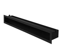 KOTARBAU® Rejilla Ventilacion - Acero Revestido - 80 cm - Negro - Rejilla Ventilacion Chimenea - Resistente Calor - Moderna Decorativa