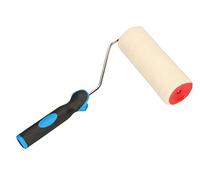 KOTARBAU® Rodillo de pintura de velour, 50 x 150 mm, Rodillo de pintar con mango de goma, Rodillos para paredes y techos, Rodillo pintura, Rodillo terciopelo para trabajos de pintura