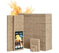 KOTARBAU® Set 1200 Unidades Pastillas Encendido Barbacoa - Lana De Madera - 25x8x13 cm - Pastillas Encendido Chimenea - Iniciador De Fuego