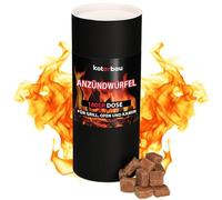 KOTARBAU® Set 180 Unidades Pastillas Encendido Barbacoa - Lana De Madera - 25x8x13 cm - Pastillas Encendido Chimenea - Iniciador De Fuego