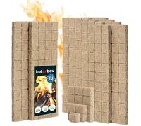 KOTARBAU® Set 400 Unidades Pastillas Encendido Barbacoa - Lana De Madera - 25x8x13 cm - Pastillas Encendido Chimenea - Iniciador De Fuego