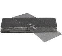 KOTARBAU® Set de hojas de lija, Grano: 120, Forma rectangular, Malla abrasiva, Rejilla adherente, Carburo de silicio, Malla para lijadoras y pulidoras, Para alisar juntas o paredes de yeso, 10 UD