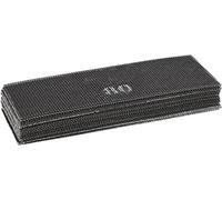 KOTARBAU® Set de hojas de lija, Grano: 80, Forma rectangular, Malla abrasiva, Rejilla adherente, Carburo de silicio, Malla para lijadoras y pulidoras, Para alisar juntas o paredes de yeso, 10 UD