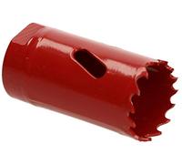 KOTARBAU® Sierra de corona bimetálica HSS 27 mm, Corona perforadora bi-metal, Sierras perforadoras para madera metal aluminio PVC plástico, Sierra para agujeros, Sierra de agujero para taladros