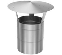 KOTARBAU® Sombreros para Chimeneas - Sombrerete Chimenea - Acero Inoxidable - ø 180 mm - Caperuza Salida Humos - Sombrero Antirrevoco Chimenea - Protección contra Lluvia y Pájaros