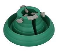 KOTARBAU® Soporte Árbol de Navidad - Plástico - Base para Pino de Navidad - para Árboles hasta 2,5 m - Verde - con Depósito de Agua - Diseño en Forma de Redonda