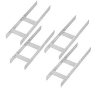 KOTARBAU® Soporte para Poste H, Anclaje para Poste Hormigonable 160x600 mm