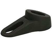 KOTARBAU® Tope de puerta de caucho TPE, Tope de puertas y ventanas negro, Tope con altura ajustable, Tope para el suelo, Retenedor puerta, Tope para sujetar puerta, Cuña para puertas