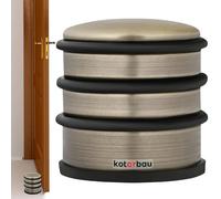 KOTARBAU® Tope de puerta Peso elevado, Tope de acero inoxidable, 70 cm, Topes para puertas con base de goma, Tope antideslizante, Tope sin montar, Cualquier tipo de suelo, Alto, Moderno, Oro viejo
