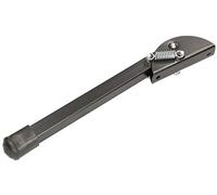 KOTARBAU® Tope de retención de puerta, 20 cm, Retenedor de puerta, Pie de soporte rectangular, Soporte resistente para sujetar puerta, Negro