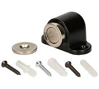 KOTARBAU® Tope magnético para puerta, Tope de puerta magnético, Tope de puerta negro, Tope puerta retenedeor magnético, Topa para atornillar, Retenedor puertas, Acero inox